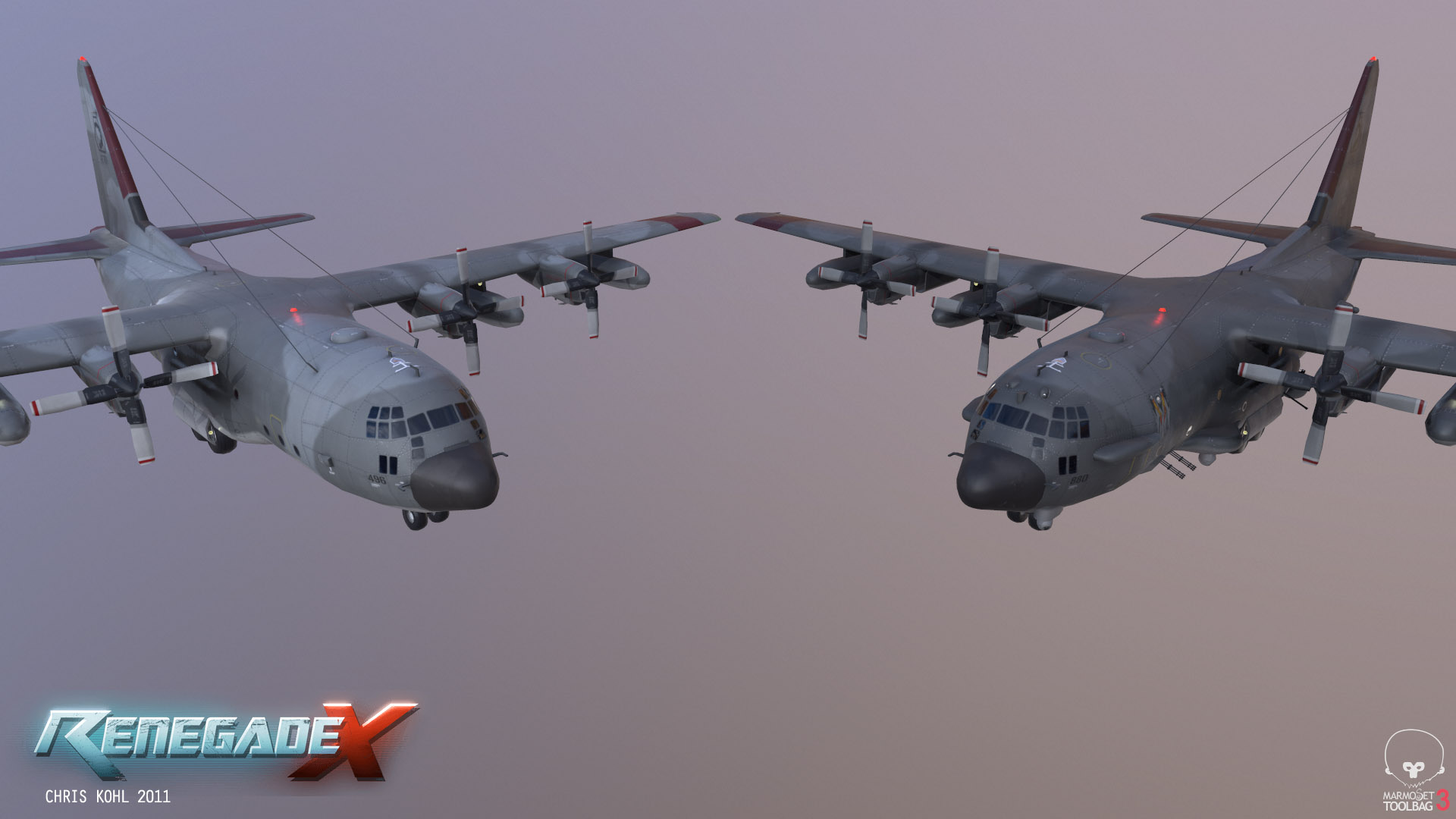 C-130 Hercules and AC-130 Spectre